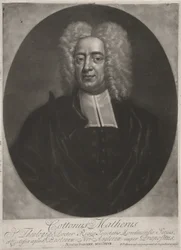 Cotton Mather, uitgegeven 1728 (gravure)