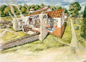 Lullingstone Romeinse Villa, 4e eeuw