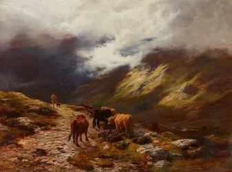 Een bergweg