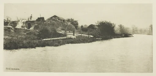 Baksteenveld aan de rivier Bure (Norfolk)