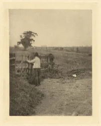 De laatste poort, in of voor 1895 (foto)
