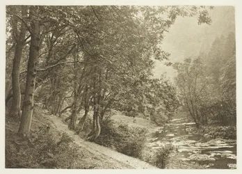 Het pad over de eerste heuvel, Dove Dale