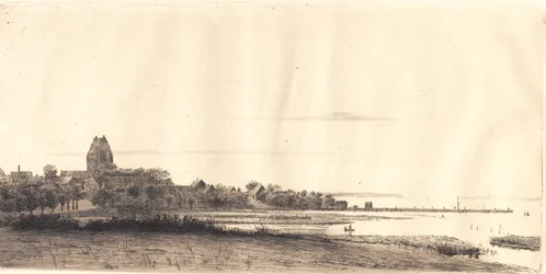 Avondlandschap van Stubbekøbing