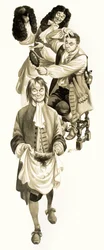 Een Drukke Barbier-Chirurgijns Winkel