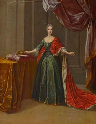 Portret van prinses Maria Antonia van Beieren 1724-1780, keurvorstin van Saksen