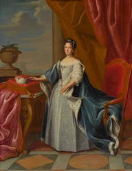 Portret van Theresa Kunegunda Sobieska 1676-1730, keurvorstin van Beieren