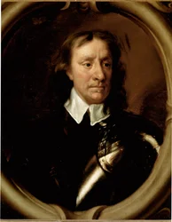 Portret van Oliver Cromwell (1599-1658), Engels militair en staatsman