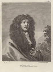 Sir Peter Lely, Nederlandse portretschilder geboren als Pieter van der Faes