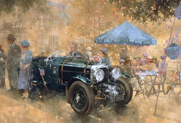 Tuinfeest met de Bentley
