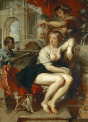 Bathseba in haar bad, ca. 1635
