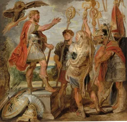 Decius Mus spreekt de legioenen toe, c.1616