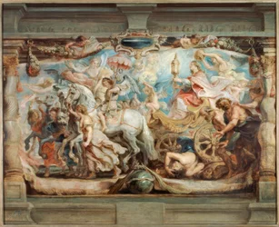 De triomf van de kerk over onwetendheid en verblinding