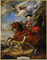 Ruitersportret van kardinaal-infant Don Fernando van Oostenrijk