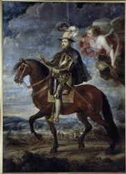 Ruiterportret van koning Filips II van Spanje