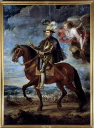 Ruiterportret van Filips II, koning van Spanje