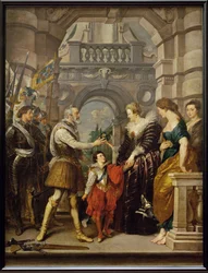 Henri IV vertrekt naar de oorlog in Duitsland