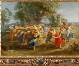 Boerendans, ca.1630 (schilderij op hout)