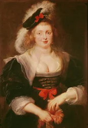 Portret van Helene Fourment met handschoenen, c.1632