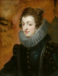 Portret van Isabella van Bourbon