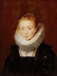 Portret van de Erejonkvrouw van de Infanta Isabella