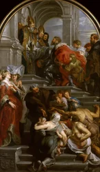 De bekering van de heilige Bavo, 1623-1624