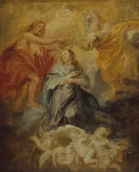 De kroning van de Maagd, ca. 1632-33.