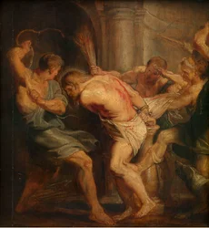 De geseling van Christus, ca. 1617 (olieverf op paneel)