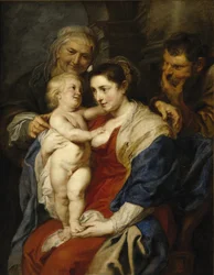De Heilige Familie met Sint Anna