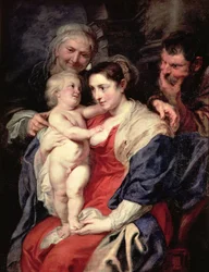 De Heilige Familie met Sint Anna