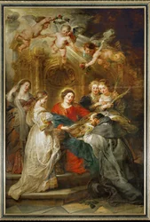 De Heilige Maagd verschijnt aan Sint Ildefonso