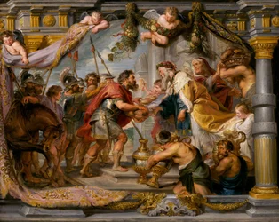 De Ontmoeting van Abraham en Melchizedek, ca. 1626