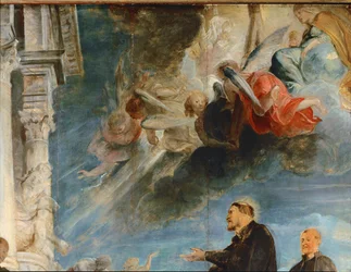 Het wonder van Franciscus Xaverius (schilderij op eikenhout)