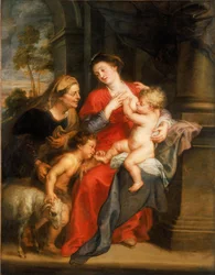 De Maagd en Kind met Sint-Elizabeth en Johannes de Doper