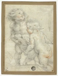 Twee Putti met Lam