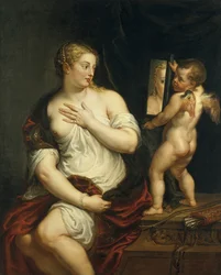 Venus en Cupido, ca. 1610