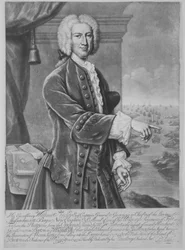 William Shirley, gouverneur van Massachusetts, 1747