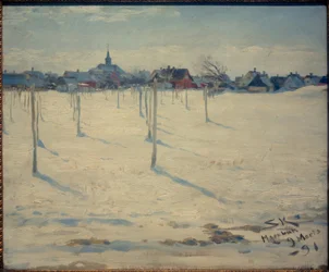 Hornbaek in de winter