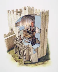 Peveril Castle, 12e eeuw, ca. 1990-2010