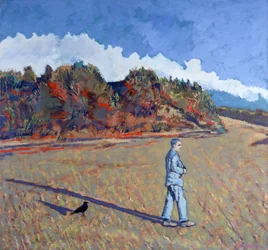 Schaduw op het strand, 2000