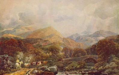 Bergachtig landschap, ca. 19e eeuw