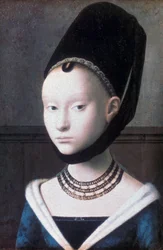 Portret van een jong meisje, c1460