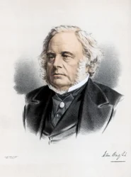 John Bright, Brits Radicaal en Liberaal staatsman, ca. 1890