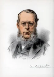 Richard Assheton Cross, 1e burggraaf Cross, Britse staatsman, c1890