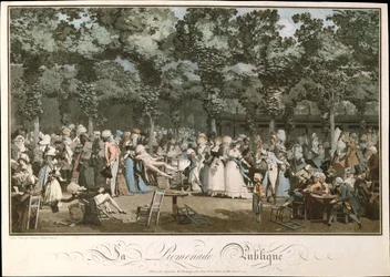De openbare promenade, 1792