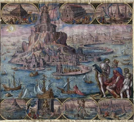 De vuurtoren van Alexandrië (uit de serie "De Achtste Wereldwonderen")