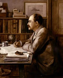 Rudyard KIPLING, Portret 1899 (olieverf op doek)