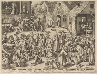 Liefdadigheid uit De Deugden, 1559