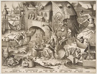 Afgunst (Invidia) uit De zeven hoofdzonden