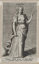 Mensura, uit Prosopographia, ca. 1585-1590