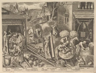 Voorzichtigheid Prudentia uit De Deugden, ca. 1559-60